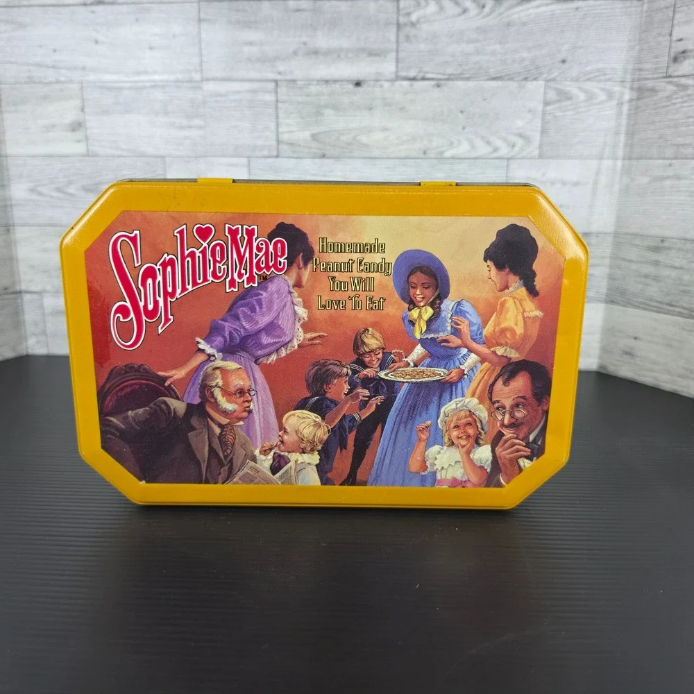Sophie Mae Candy Confectioners Tin Limited Edition Series One Vintage Yellow